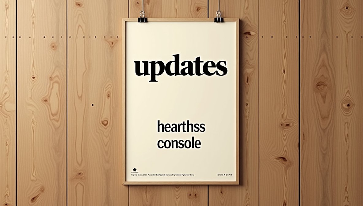 updates hearthssconsole
